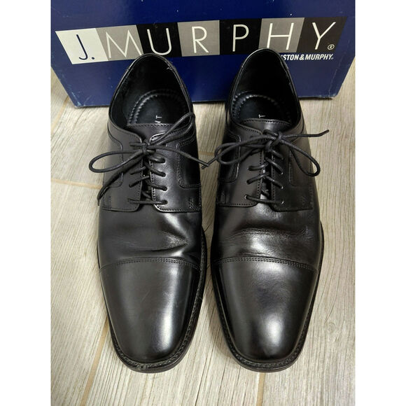 J. Murphy by Johnston & Murphy Novick Cap Toe Oxfords main image 5
